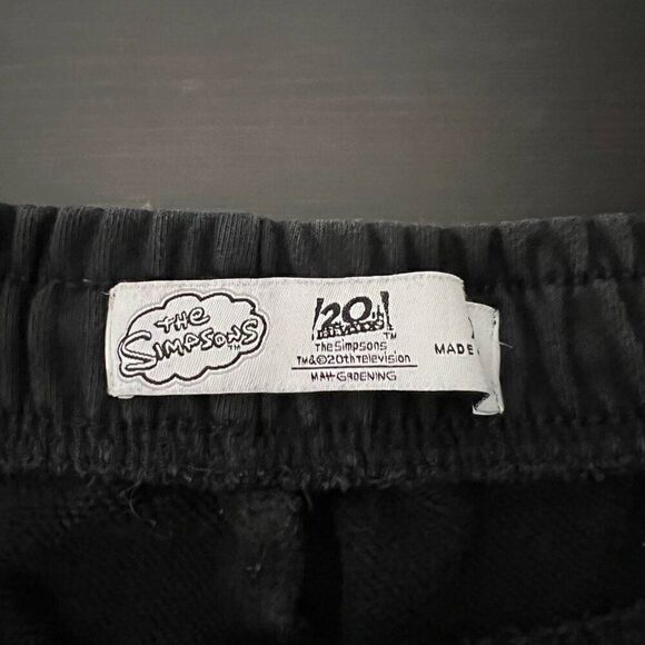 The Simpsons Youth Joggers Sweatpants Size XL Black Bart Problem Child Cotton - Picture 8 of 14
